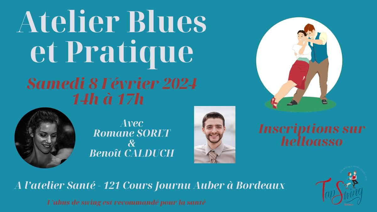 Atelier Blues (danse swing) + pratique 