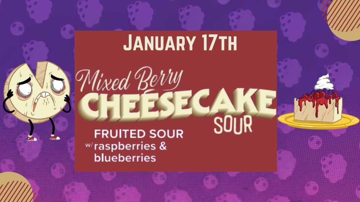 BEER RELEASE - Mixed Berry Cheesecake Fruited Sour