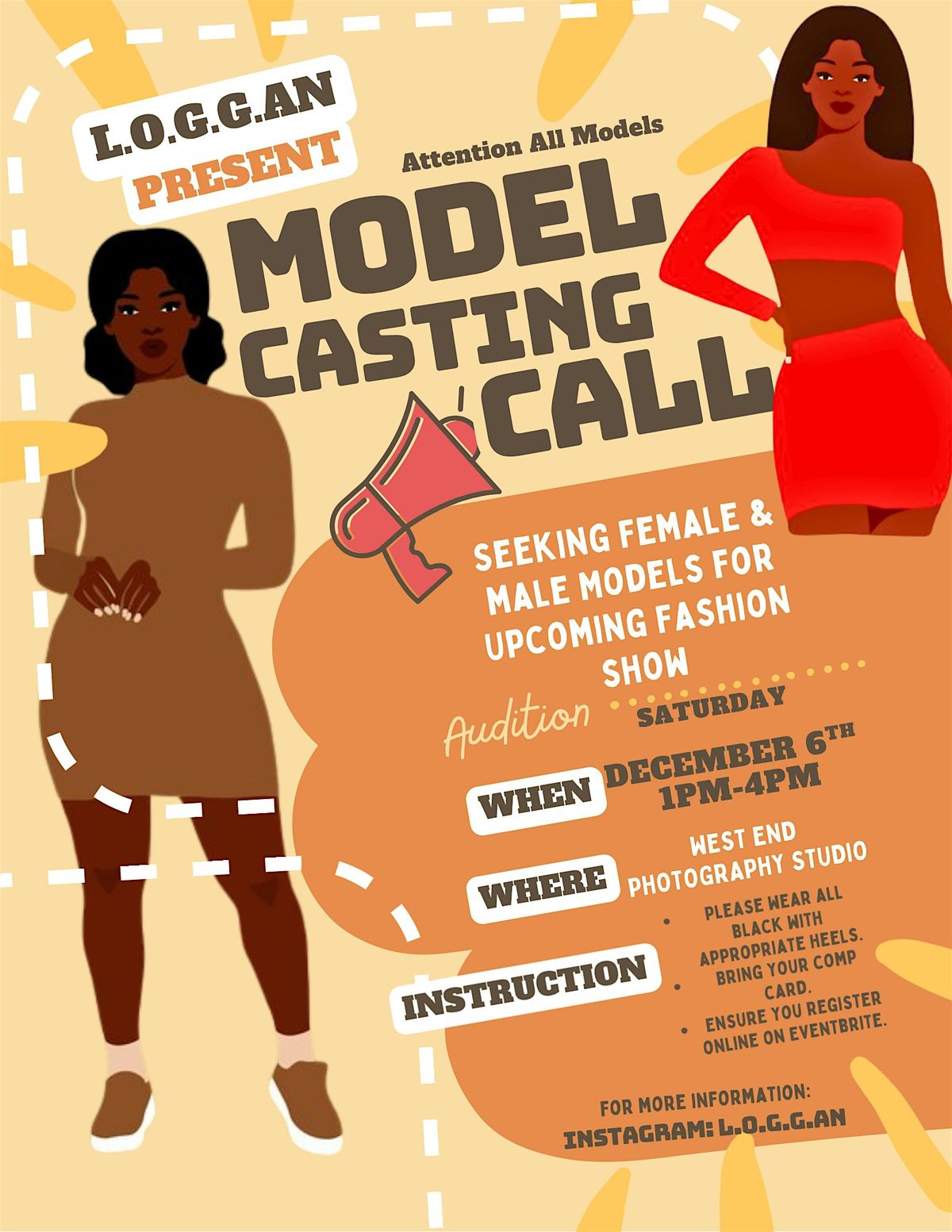 Casting call for all models