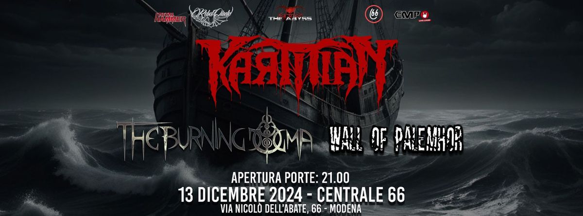 Karmian + The Burning Dogma + Wall of Palemhor live @ Centrale 66