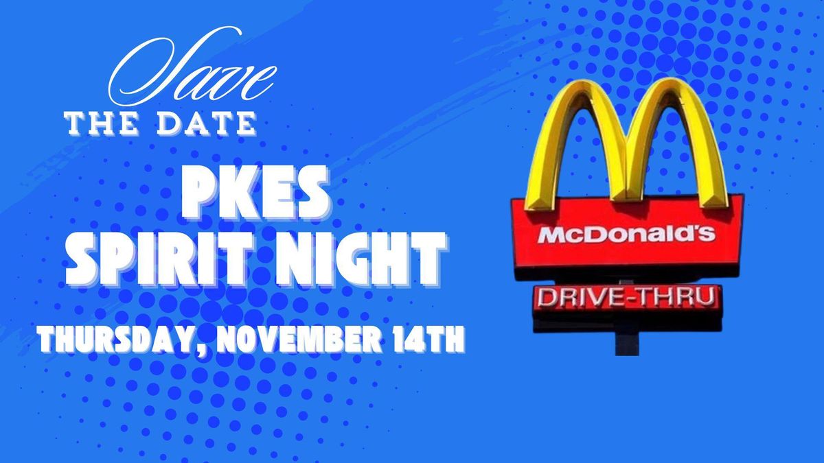 Spirit Night at McDonald's