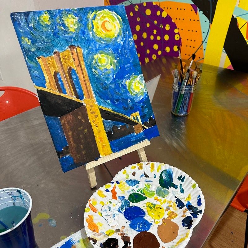 Paint and Sip: Scream the Van Gogh Way