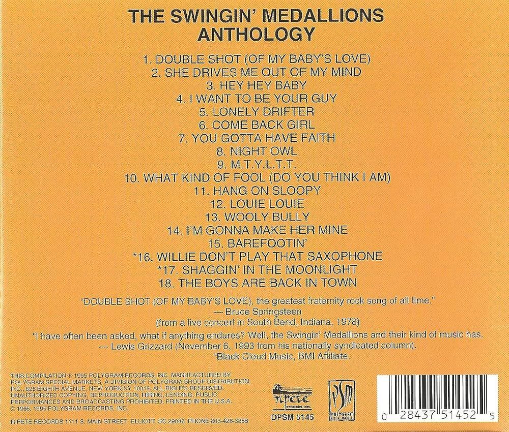 Swingin' Medallions (18+)