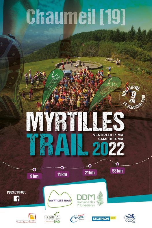 MYRTILLES TRAIL DDM, Chaumeil 19390, Clermont-ferrand, 13 May 2022