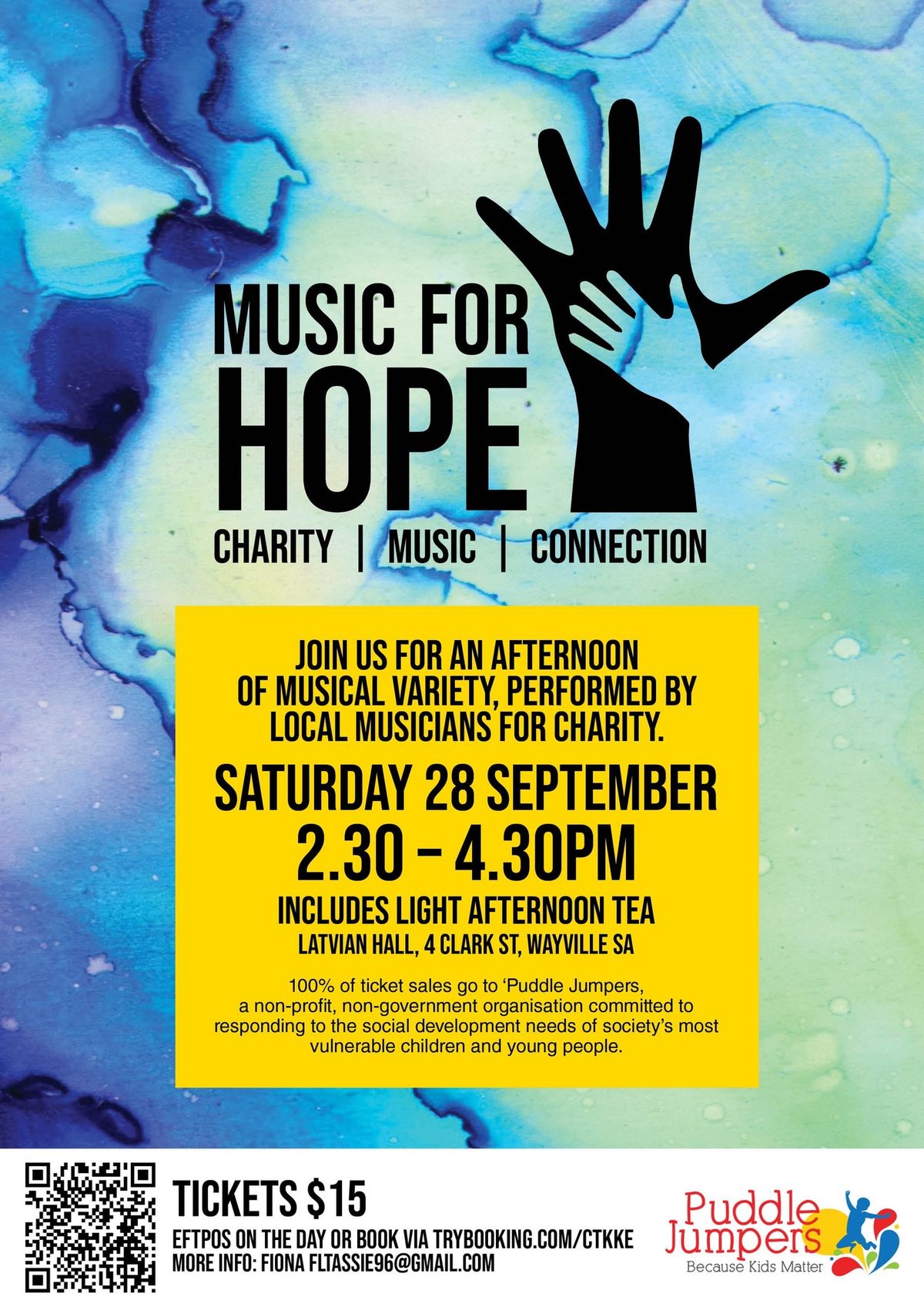 Music for Hope - Music Fund-Raiser for Puddle Jumpers