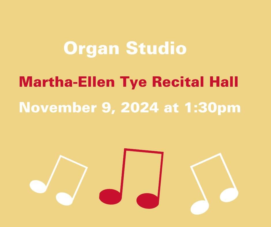 Organ Studio Recital