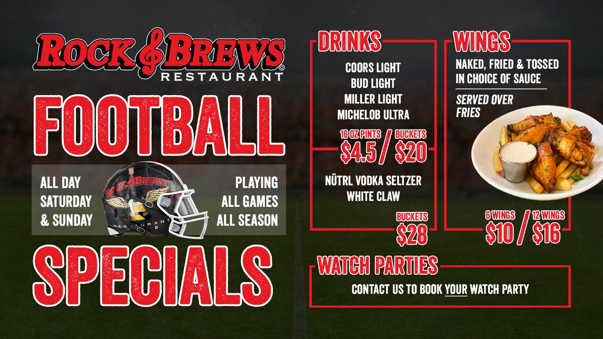 Fall Football Specials