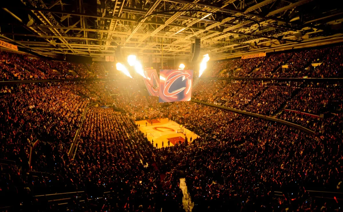 Parking Cleveland Cavaliers at Boston Celtics