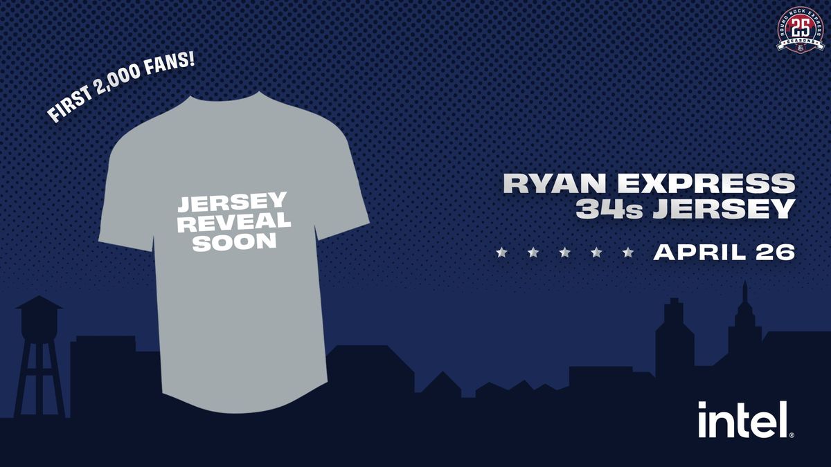 April 26: Ryan Express 34s Jersey Giveaway