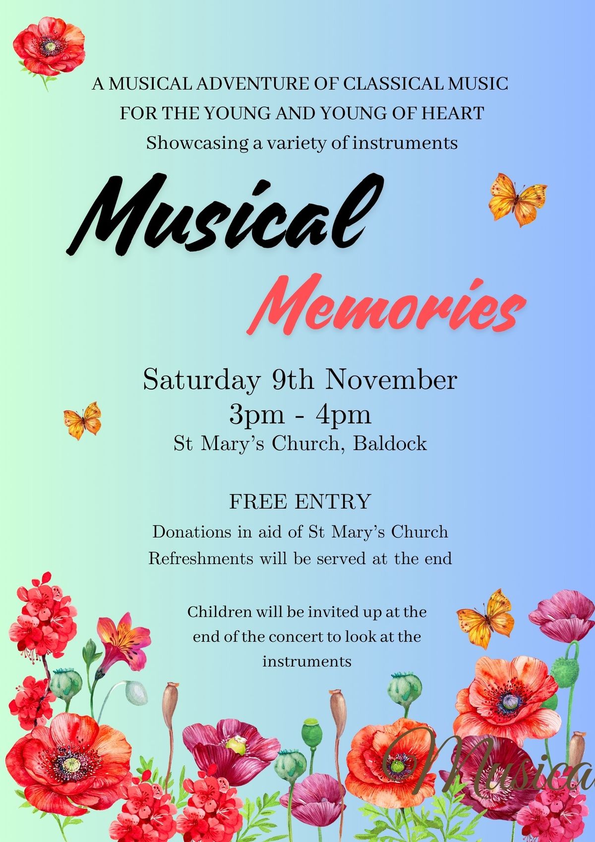 Musical Memories Concert