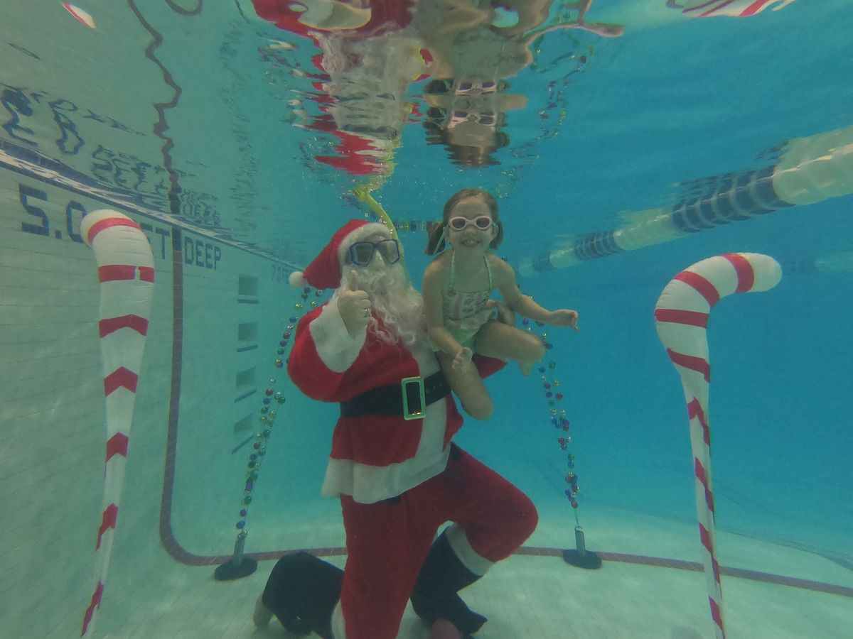 Westside Family YMCA's Underwater Pictures with Santa