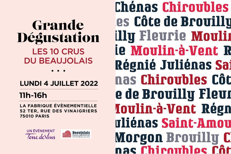 Grande D\u00e9gustation des 10 Crus du Beaujolais