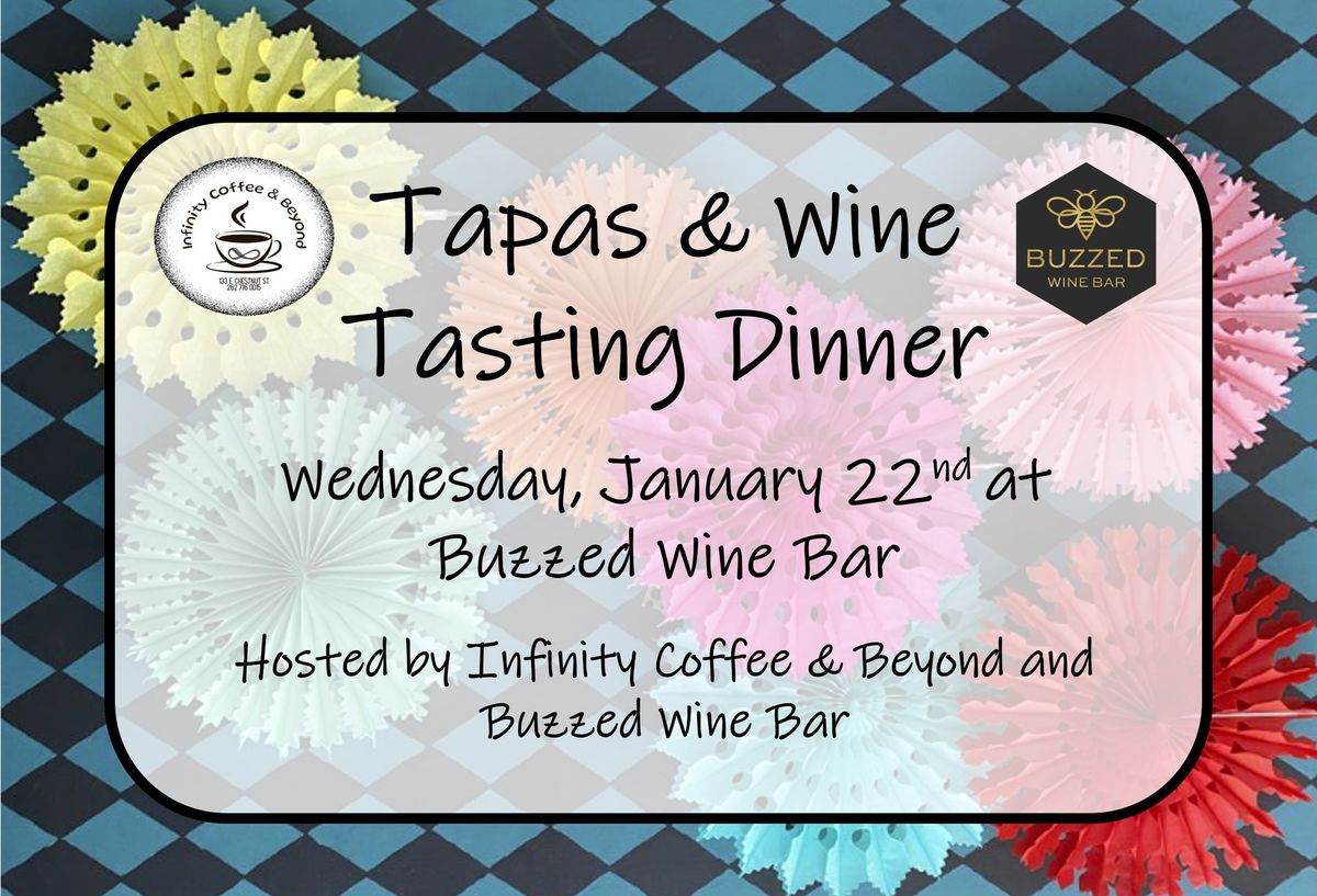 Tapas & Wine Tasting Dinner at Buzzed Wine Bar