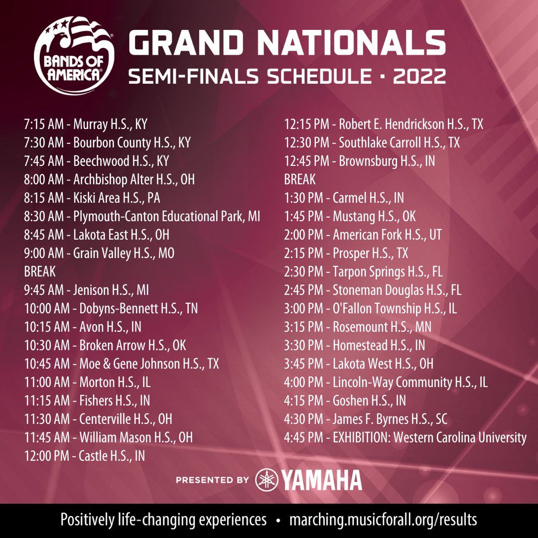 Bands Of America: Grand Nationals Semifinals