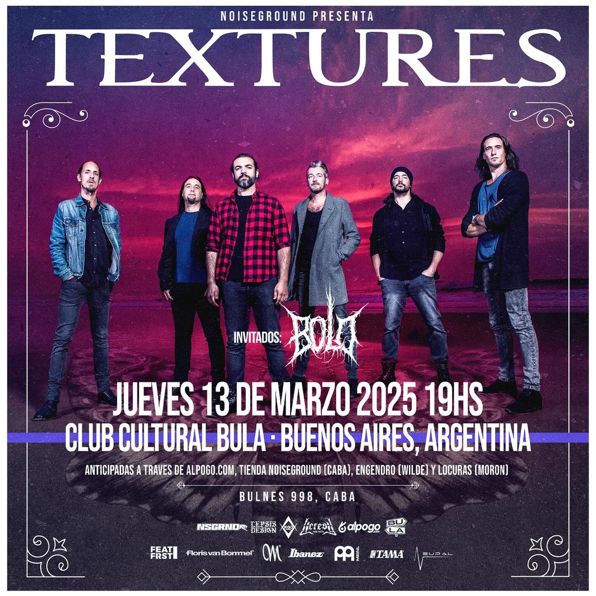 Textures en Argentina - CC Bula - 13 de Marzo 2025