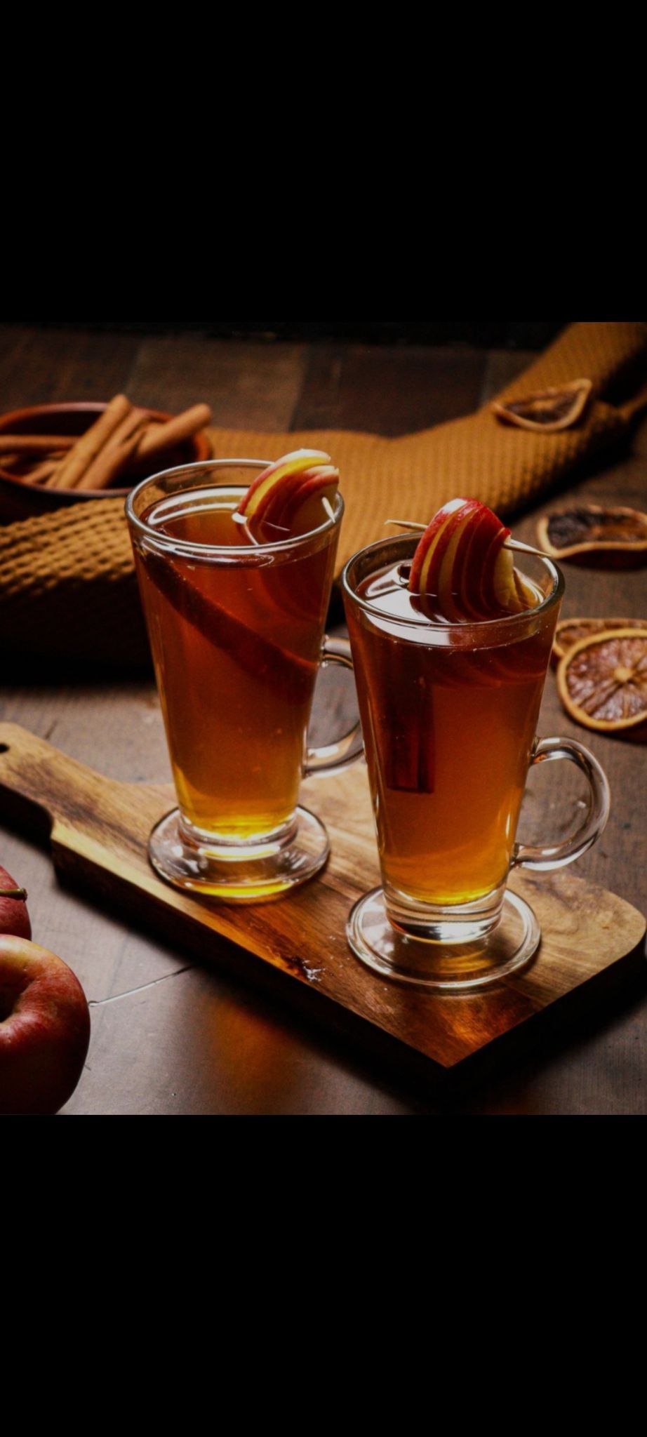 Hot cider and Fall pastries 