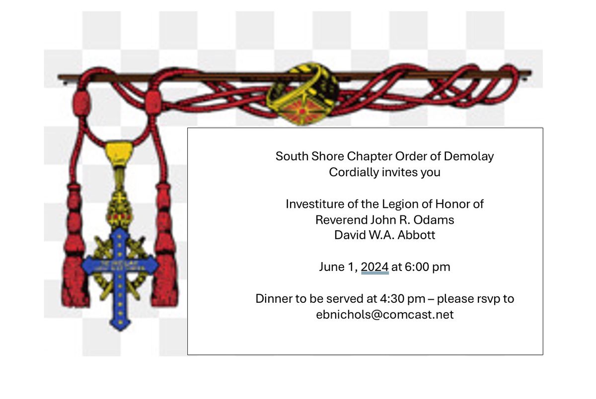 Investiture of the Legion of Honor of Reverend John R. Odams and David W.A. Abbott 