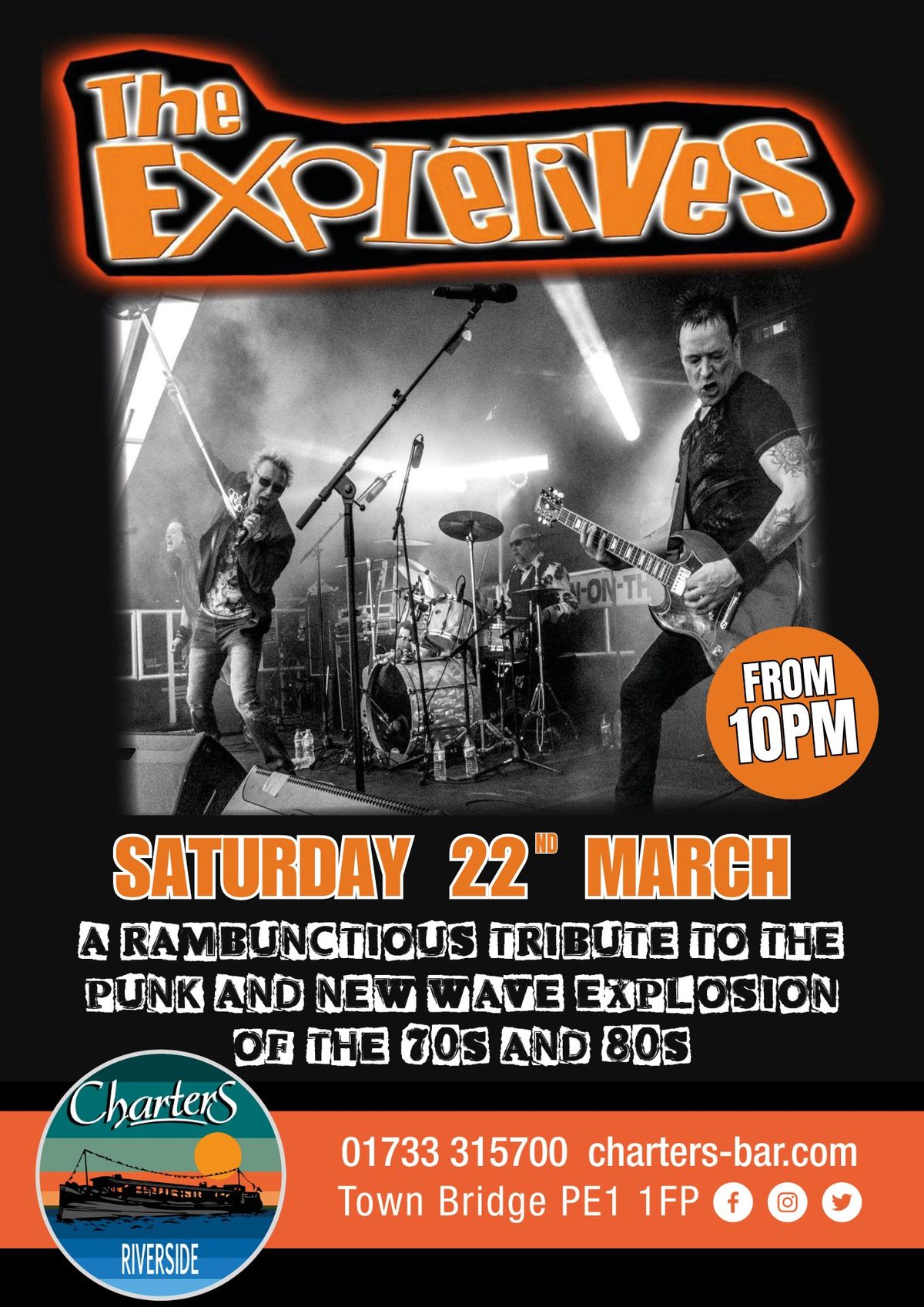 THE EXPLETIVES @CHARTERS - LIVE MUSIC & FREE ENTRY 