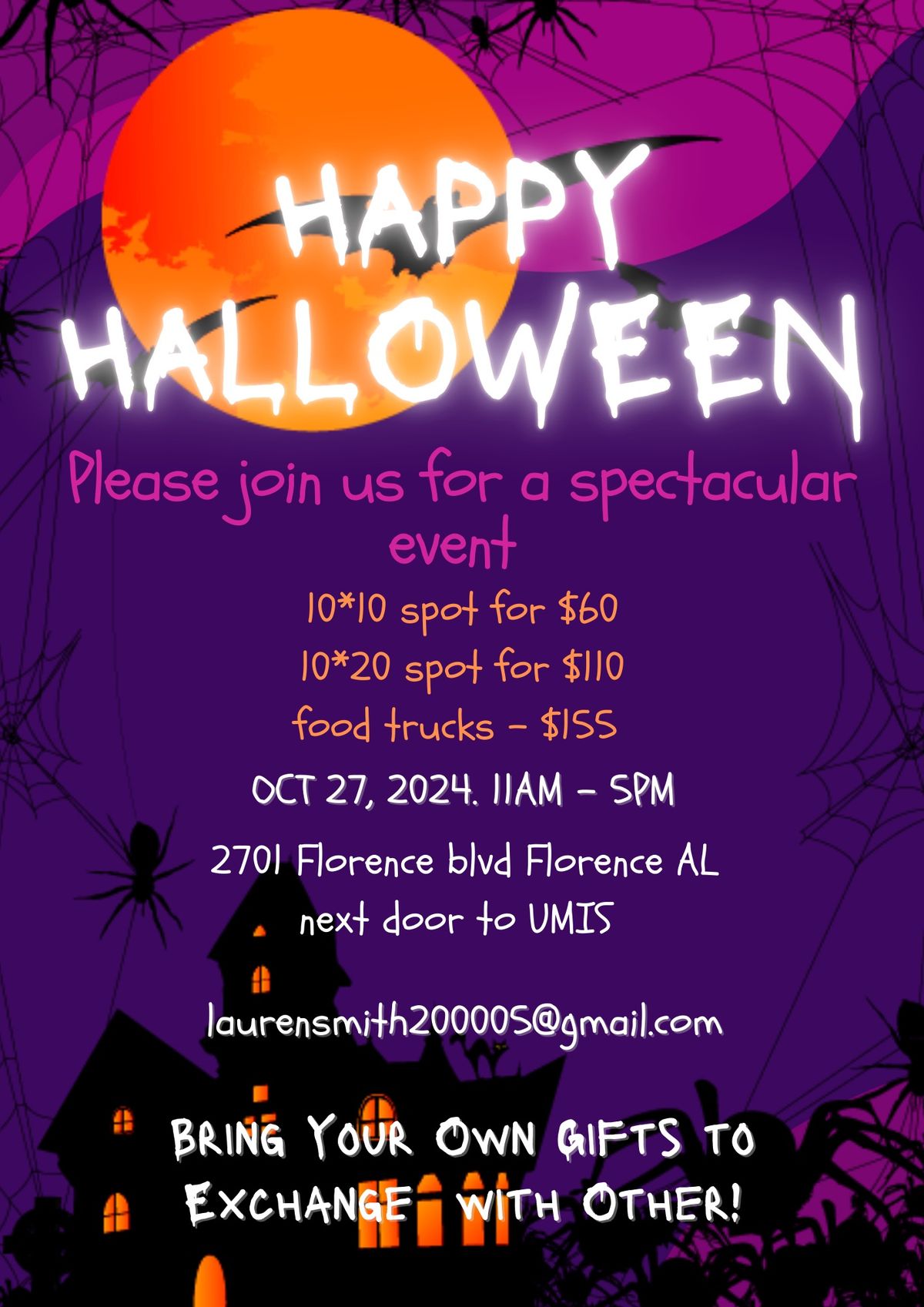 Halloween and craft fair 