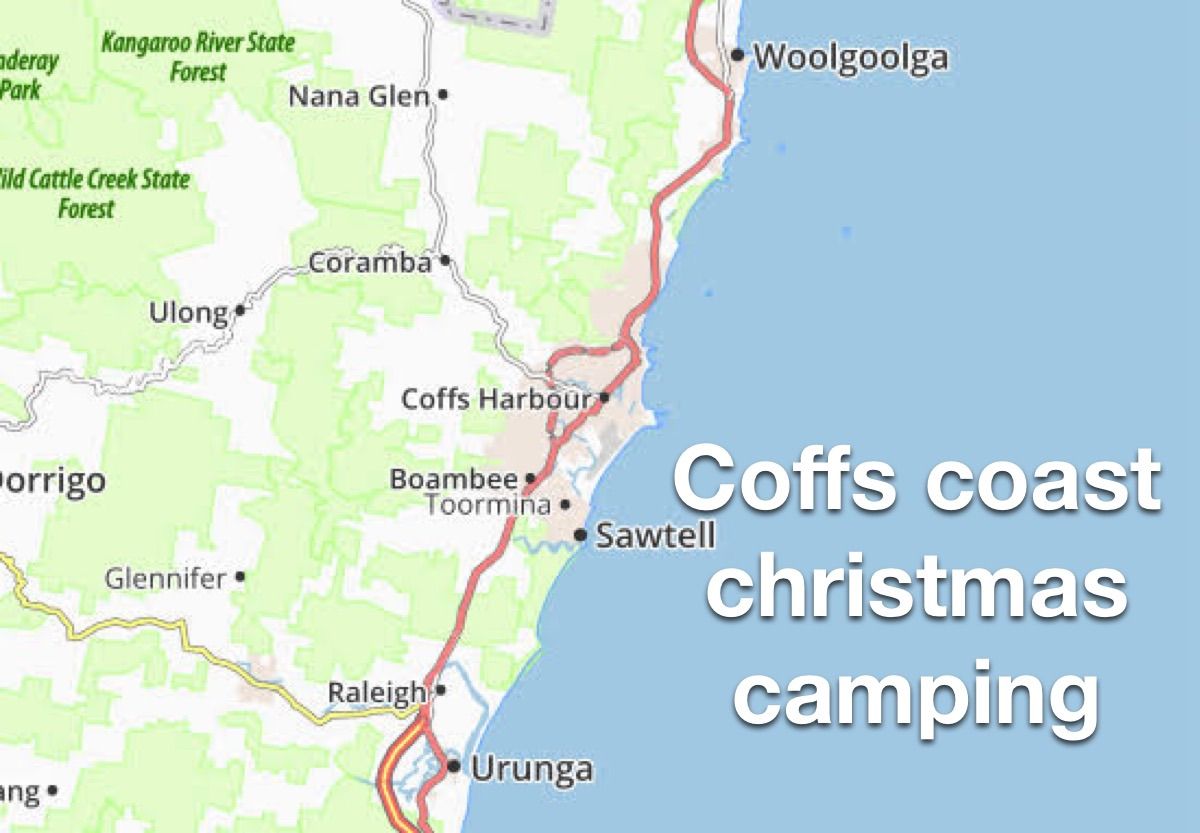 Coffs coast christmas caravan camping and celebration