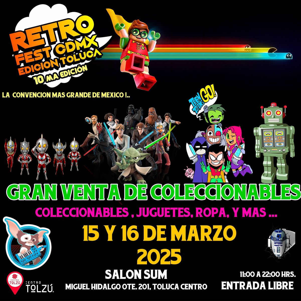 RETRO FEST CDMX - GRAN VENTA DE COLECCIONABLES RETRO 