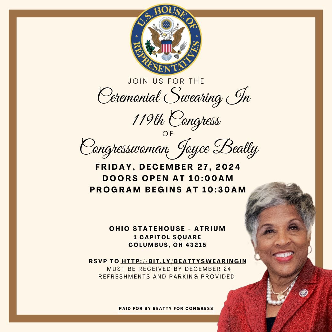 Ceremonial Swearing In of Congresswoman Joyce Beatty to 119th Congress 