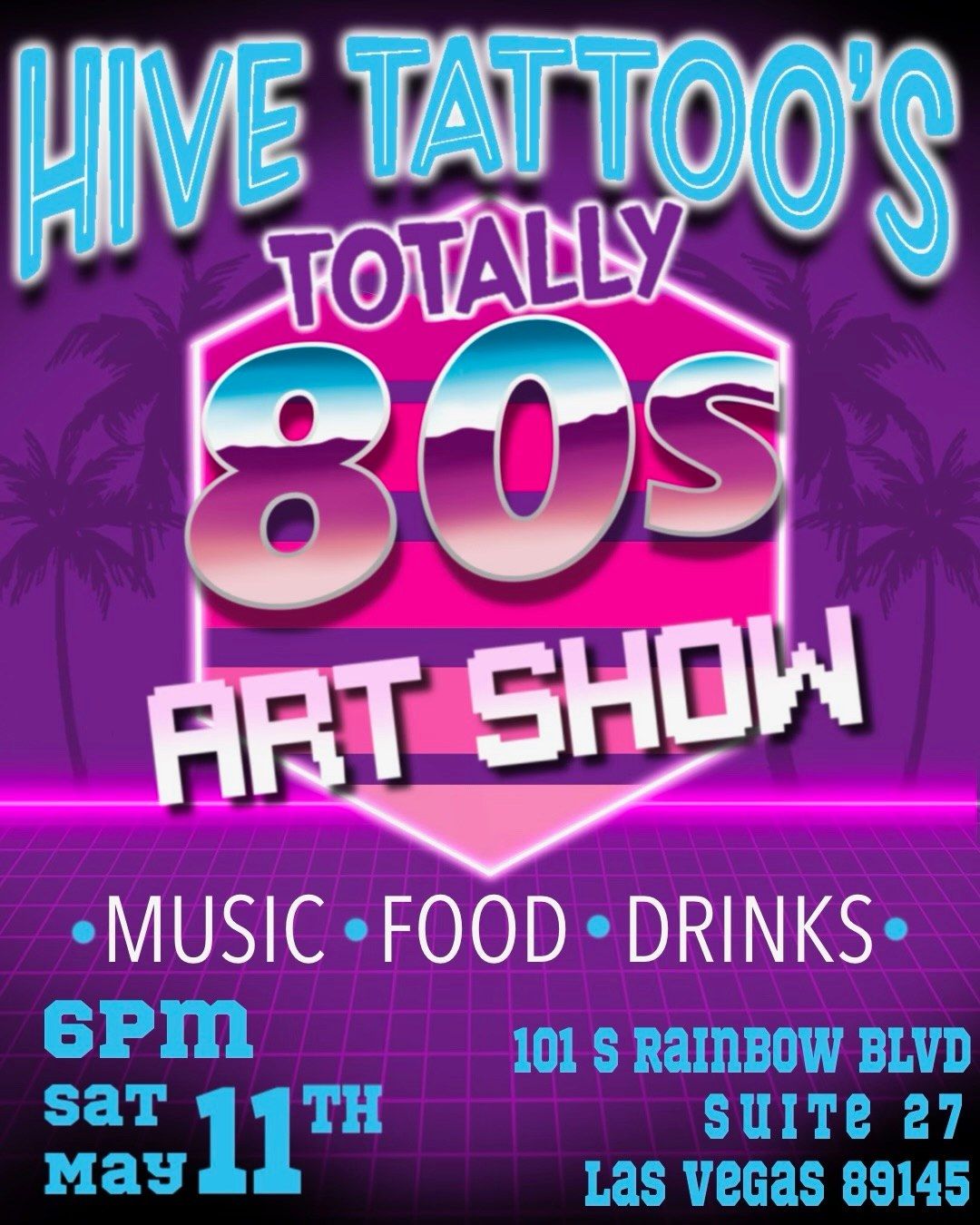 3rd Anniversary Party - Totally 80's Art Show\/Party