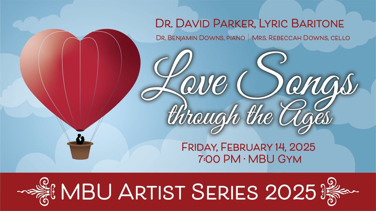 Maranatha Artist Series 2025, with Dr. David Parker, lyric baritone