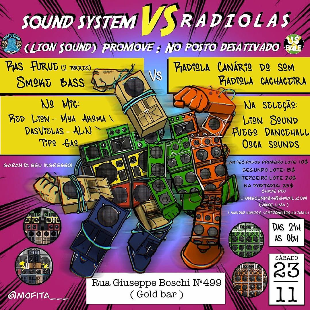 Sound System vs Radiolas no Posto Desativado Lion Sound Promove !