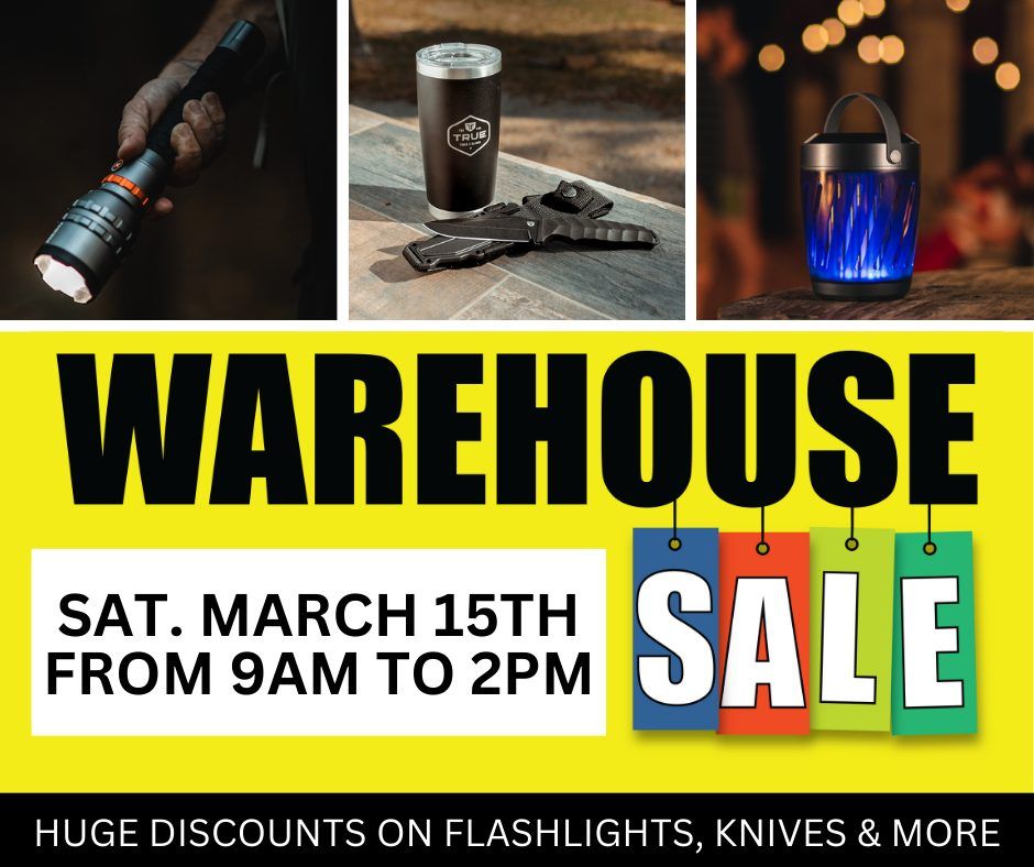 ACG Warehouse Sale - NEBO, TRUE, and MORE!