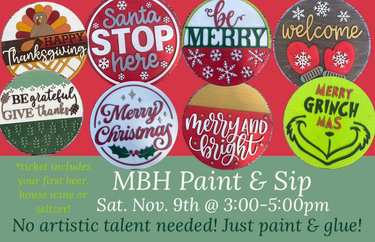 Paint & Sip at McArthur's Brew House