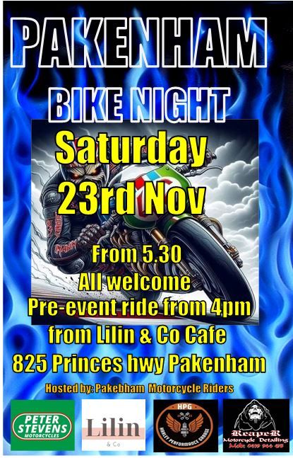 Pakenham Bike Night 23rd Nov