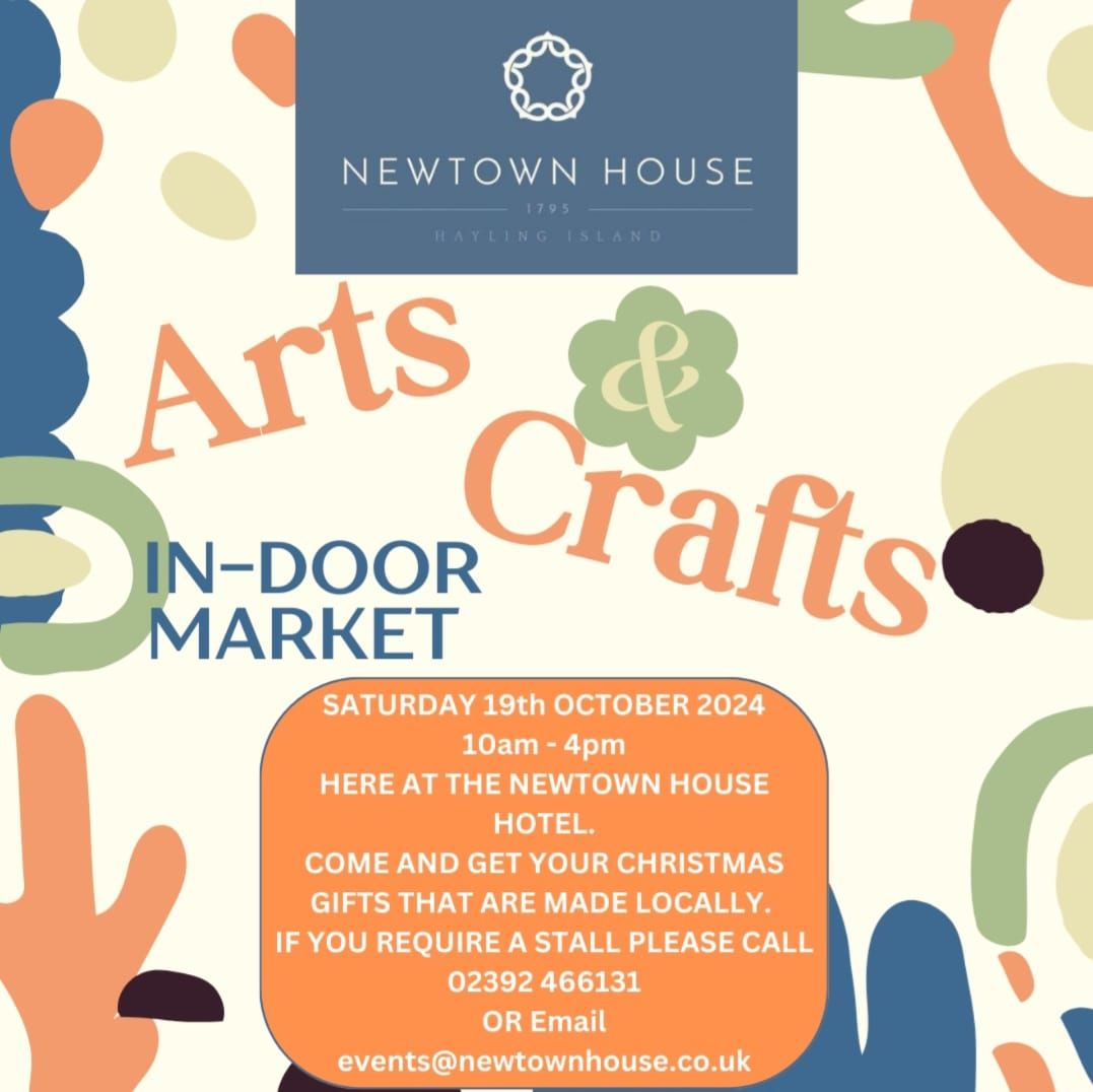 Arts and Crafts Indoor Market at The Newtown House Hotel, Hayling Island. 