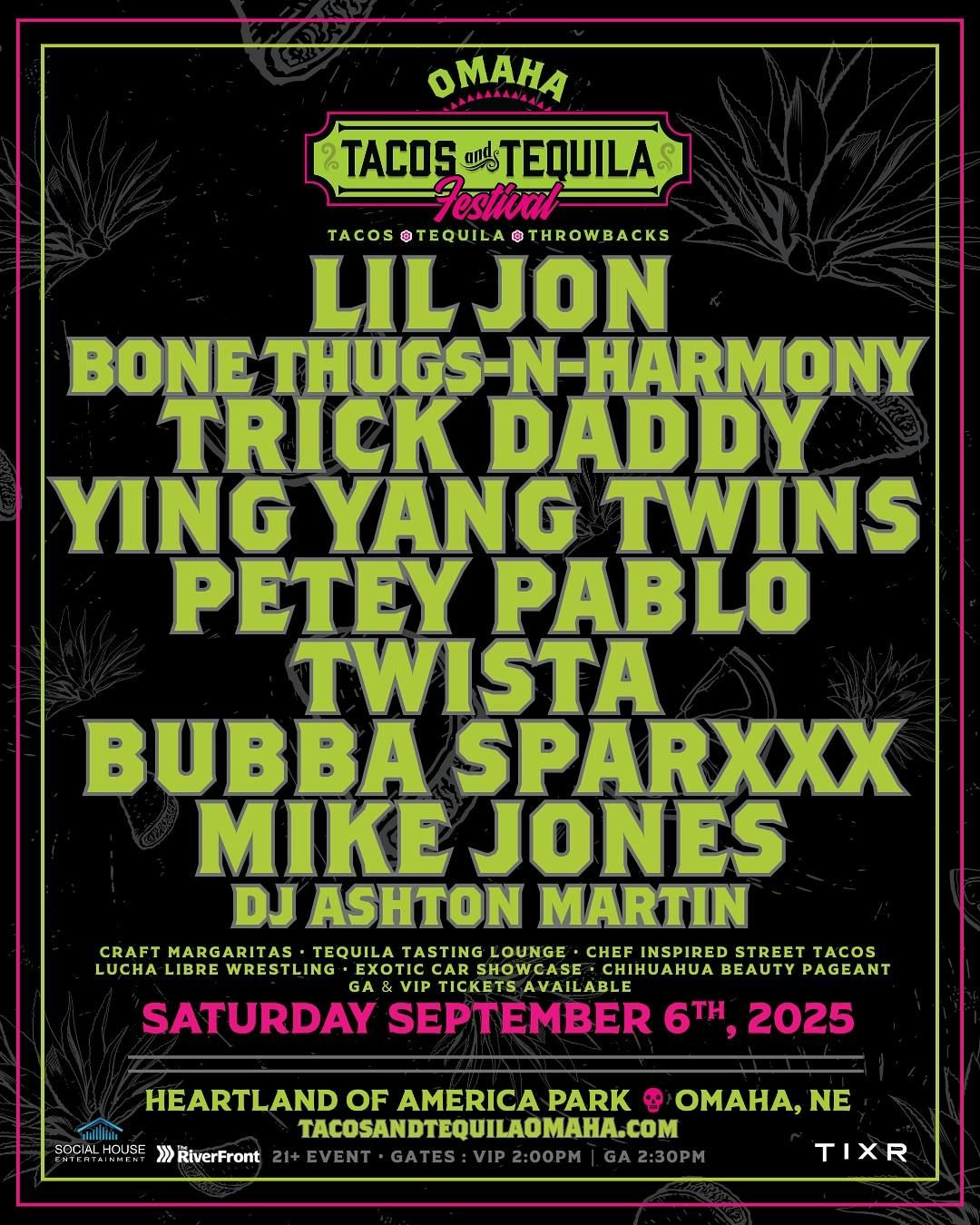 Tacos and Tequila Festival: Lil Jon Bone Thugs-N-Harmony Trick Daddy & Ying Yang Twins