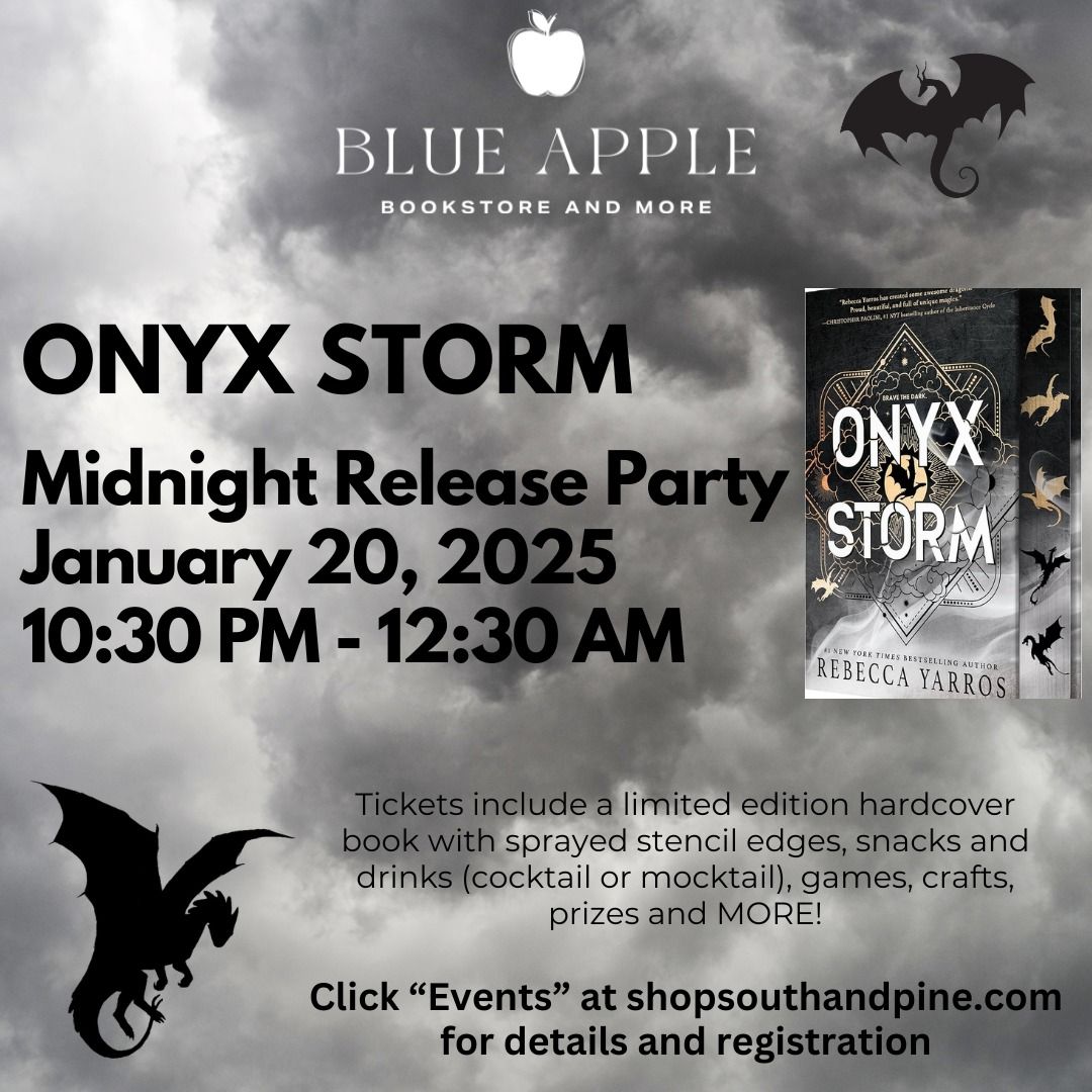 Onyx Storm Midnight Release Party