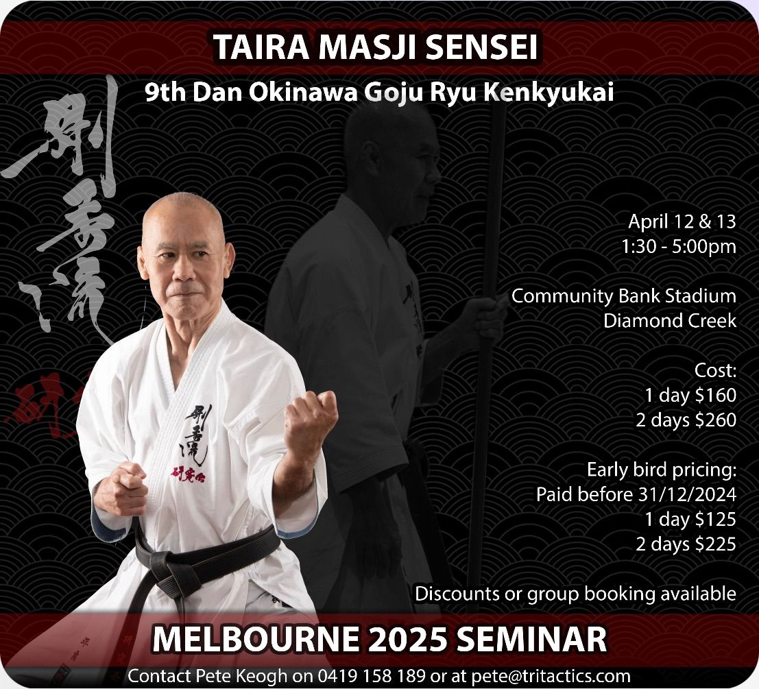 Taira Masaji  Melbourne Seminar 2025