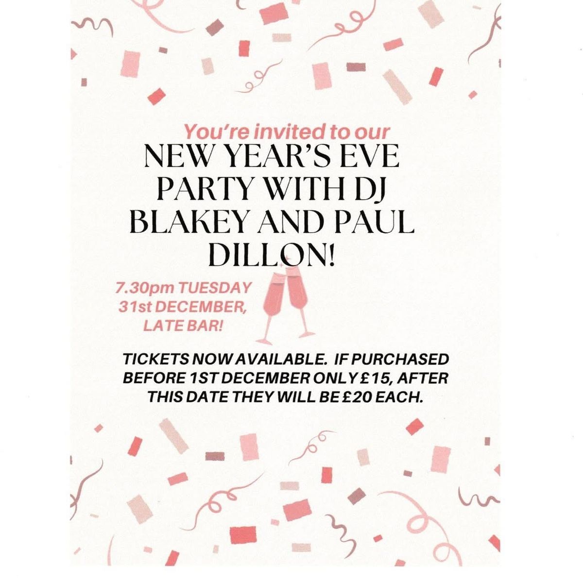 New Years Eve Disco Party