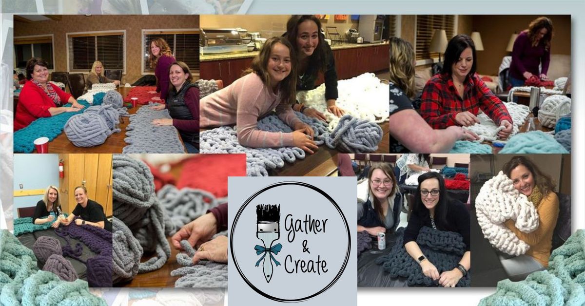 Sip & Knit Chunky Blanket Workshop in Billings