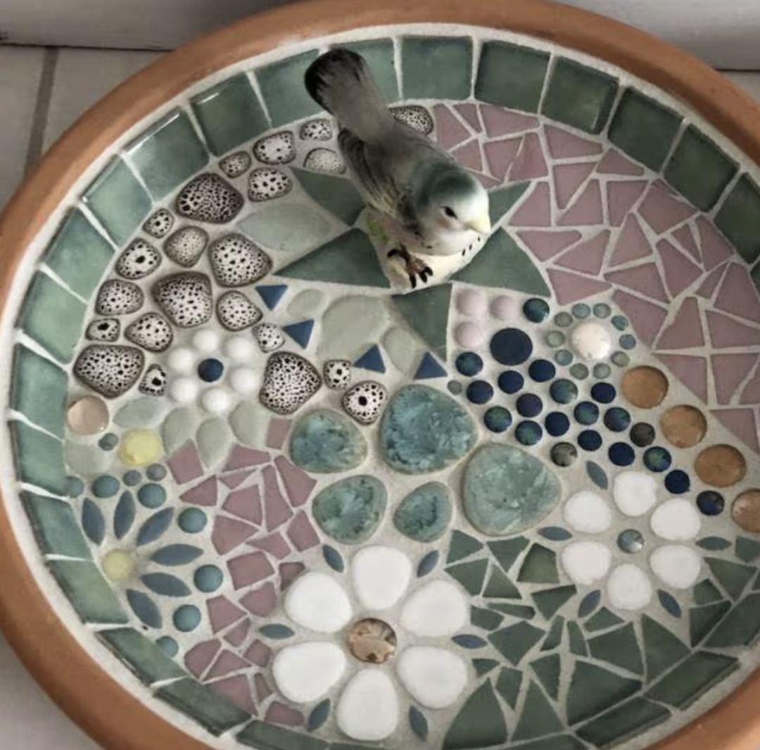 DIY Workshop: Mosaic Table Top Bird Bath - February 8th (1:00pm-4:00pm)