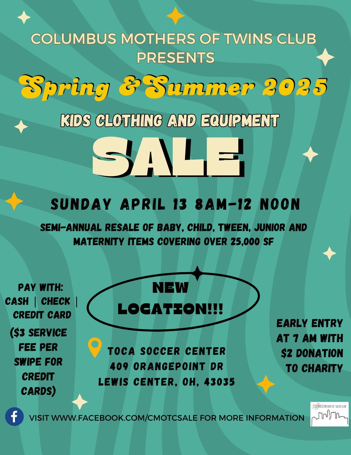 CMOTC Spring\/Summer Kids Clothing and Equipment Sale