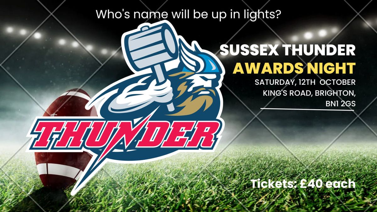 Sussex Thunder Awards Night