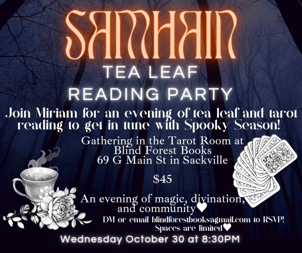 Samhain Tarot and Tea Leaf Reading Party