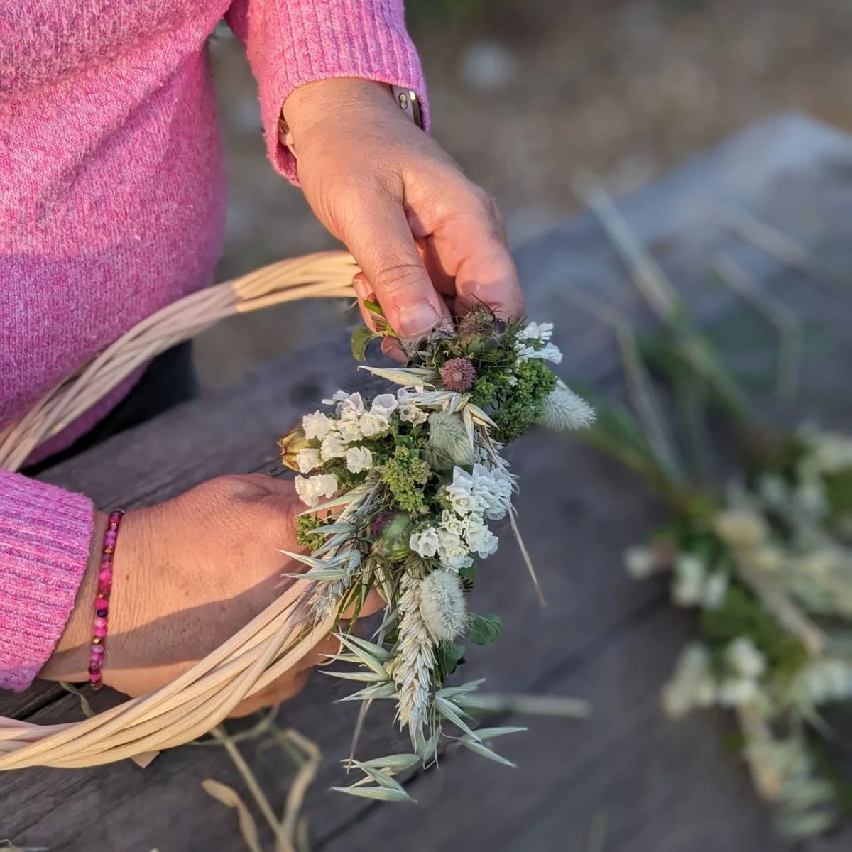 Workshop bloemenkrans maken (met haverklap)