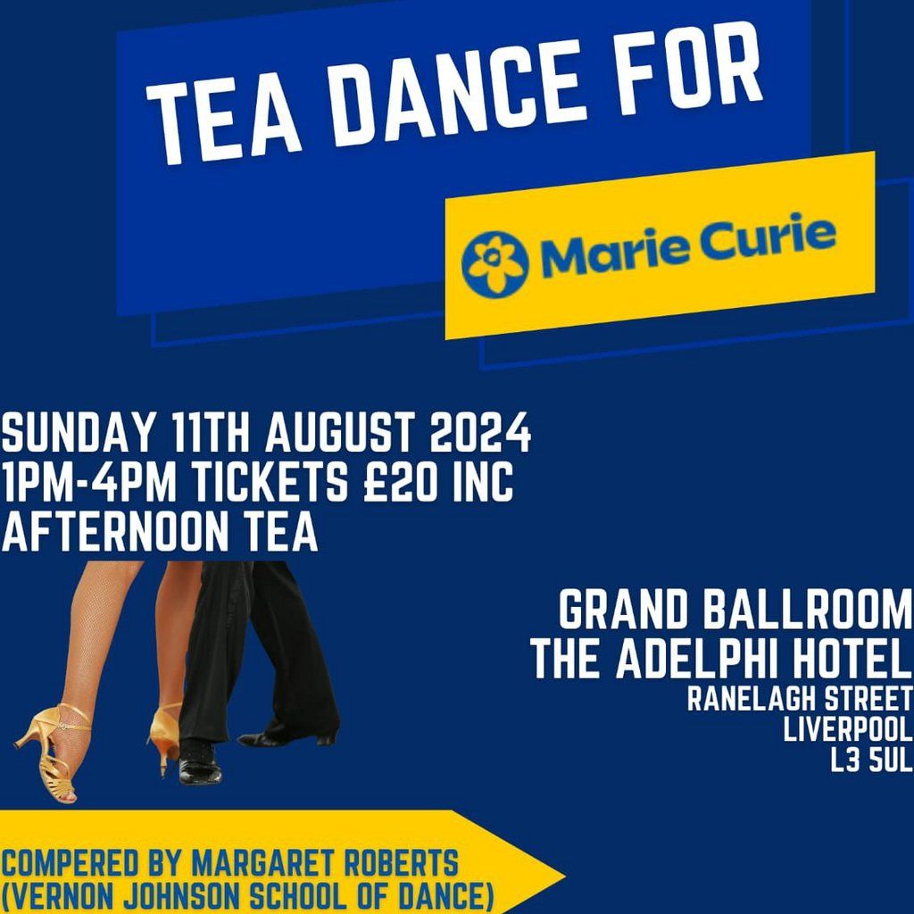Marie Curie Afternoon Tea Dance