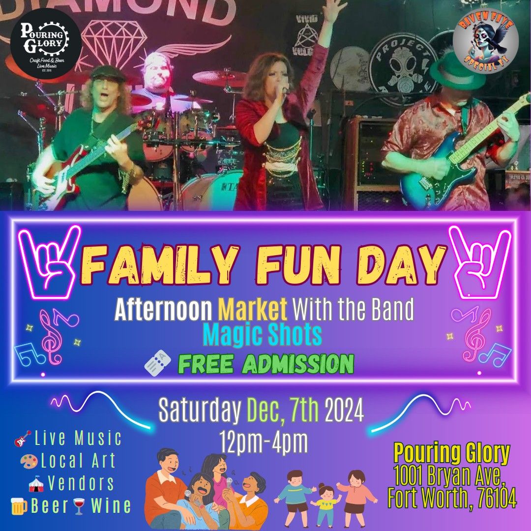 Family Fun Day with the band Magic Shots at Pouring Glory