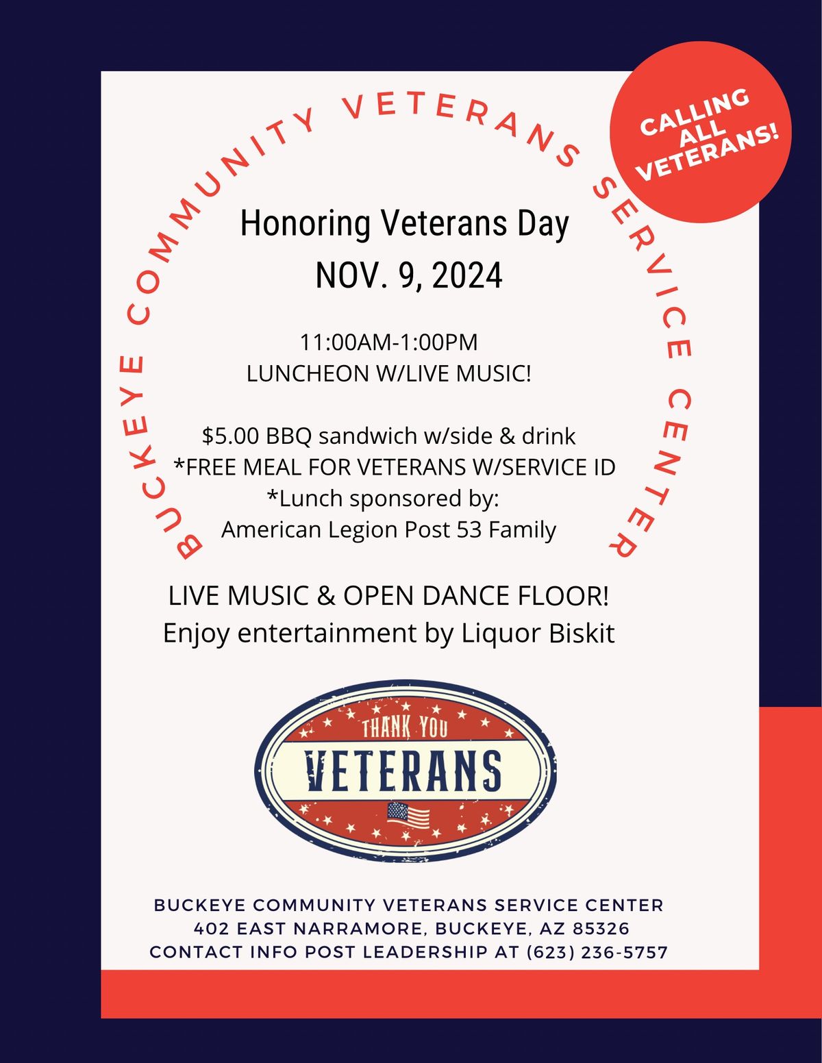 VETERANS DAY EVENT @ BCVSC