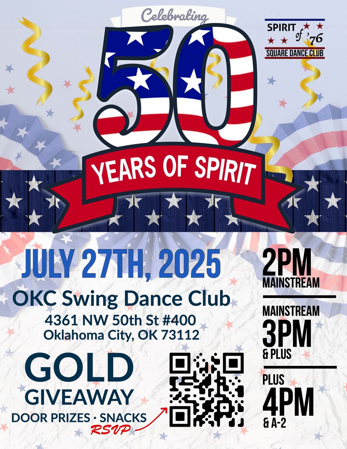 Spirit of \u201876 50th Anniversary Dance