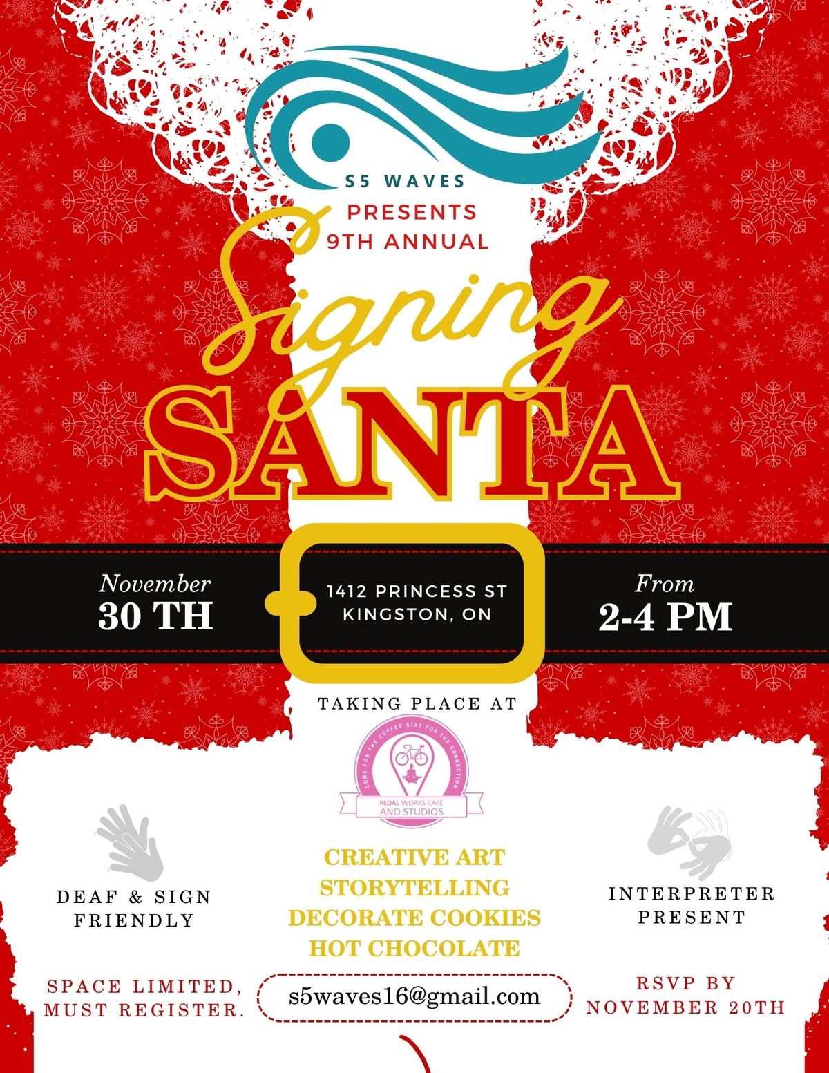 9th Annual Signing Santa