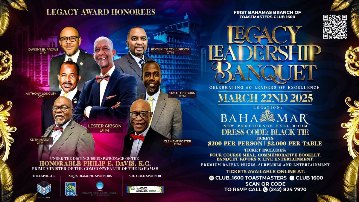 Legacy Leadership Banquet: Celebrating 60 Leaders of Excellence