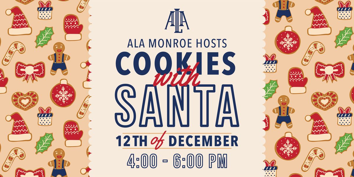 ALA Monroe Cookies With Santa